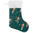 thumbnail image 1 of GZHJMY Christmas Stocking, Personalized Christmas Large Candy Stocking, 1 PCS Hanging Gift Xmas Stocking Decoration for Family Holiday Party Ornaments Decor Fireplace, 1 of 7