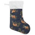 thumbnail image 1 of GZHJMY Christmas Stocking, Personalized Sloth Large Candy Stocking Hanging Gift, Xmas Stockings Decoration 1 PCS for Family Holiday Party Ornaments Decor Fireplace, 1 of 7