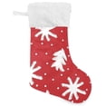 thumbnail image 1 of GZHJMY Christmas Stocking, Personalized Christmas Snowflake Large Candy Stocking Hanging Gift, Xmas Stockings Decoration 1 PCS for Family Holiday Party Ornaments Decor Fireplace, 1 of 7