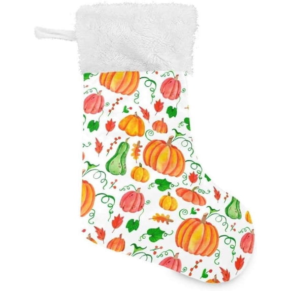 GZHJMY Christmas Stocking, Personalized Thanksgiving Large Candy Stocking Hanging Gift, 2 PCS Xmas Stockings Decoration for Family Holiday Party Ornaments Decor Fireplace