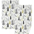 thumbnail image 1 of GZHJMY Christmas Tree and Deer Cotton Towel Set 2PCS,Quick Drying Bath Towels,Soft and Breathable Hand Towel WashCloths for Kitchen,Bathroom,Gym,Beach Washcloths, 1 of 7