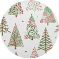 thumbnail image 1 of GZHJMY Christmas Tree Round Placemats Set of 4, Non-Slip PVC Table Mats Washable Heat Resistant Place Mats for Kitchen Dining Table Christmas Home Decor, 15.4 Inch Table Mat, 1 of 7
