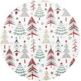 thumbnail image 1 of GZHJMY Christmas Tree Round Placemats Set of 1, Non-Slip Washable Table Mats for Kitchen Dining Party Home Decor,15.4 Inch, 1 of 7