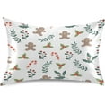thumbnail image 1 of GZHJMY Christmas Tree Satin Pillowcase for Hair and Skin Silk Pillowcase, Queen Size(20x30 inches) - Slip Cooling Satin Pillow Covers with Envelope Closure,Christmas Decoration, 1 of 7