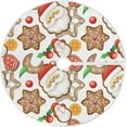 thumbnail image 1 of GZHJMY Christmas Tree Skirt Santa Xmas Tree Skirt Floor Door Round Mat Decorations for Holiday Party Home Christmas Day Ornaments, 35.4", 1 of 6