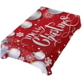 thumbnail image 1 of GZHJMY Christmas Tree Snowflakes Outdoor Tablecloth 54x54In,Rectangle Table Cover Kitchen Dinner for Outdoor and Indoor Party Holiday Hotel BBQ-Christmas142 Home Decor, 1 of 7