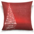 thumbnail image 1 of GZHJMY Christmas Tree Throw Pillow Cover 16 x 16 Inch, Soft Square Cushion Case for Couch Sofa Bedroom Car Farmhouse Home Decor Home Decor, 1 of 7