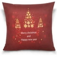 thumbnail image 1 of GZHJMY Christmas Tree Throw Pillow Cover 16 x 16 Inch, Soft Square Cushion Case for Couch Sofa Bedroom Car Farmhouse Home Decor Home Decor, 1 of 7