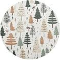 thumbnail image 1 of GZHJMY Christmas Trees Placemats Set of 6 Non-Slip Heat Resistant Dining Table Place Mats Washable Kitchen PVC Weave Table Mats Table Mat, 1 of 7