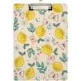 thumbnail image 1 of GZHJMY Clipboard for Classrooms Office Butterfly Lemons Plastic Clipboard Standard Letter Size A4 Clipboard with Low Profile Metal Clip Decorative Clip Boards for Teachers, 1 of 6