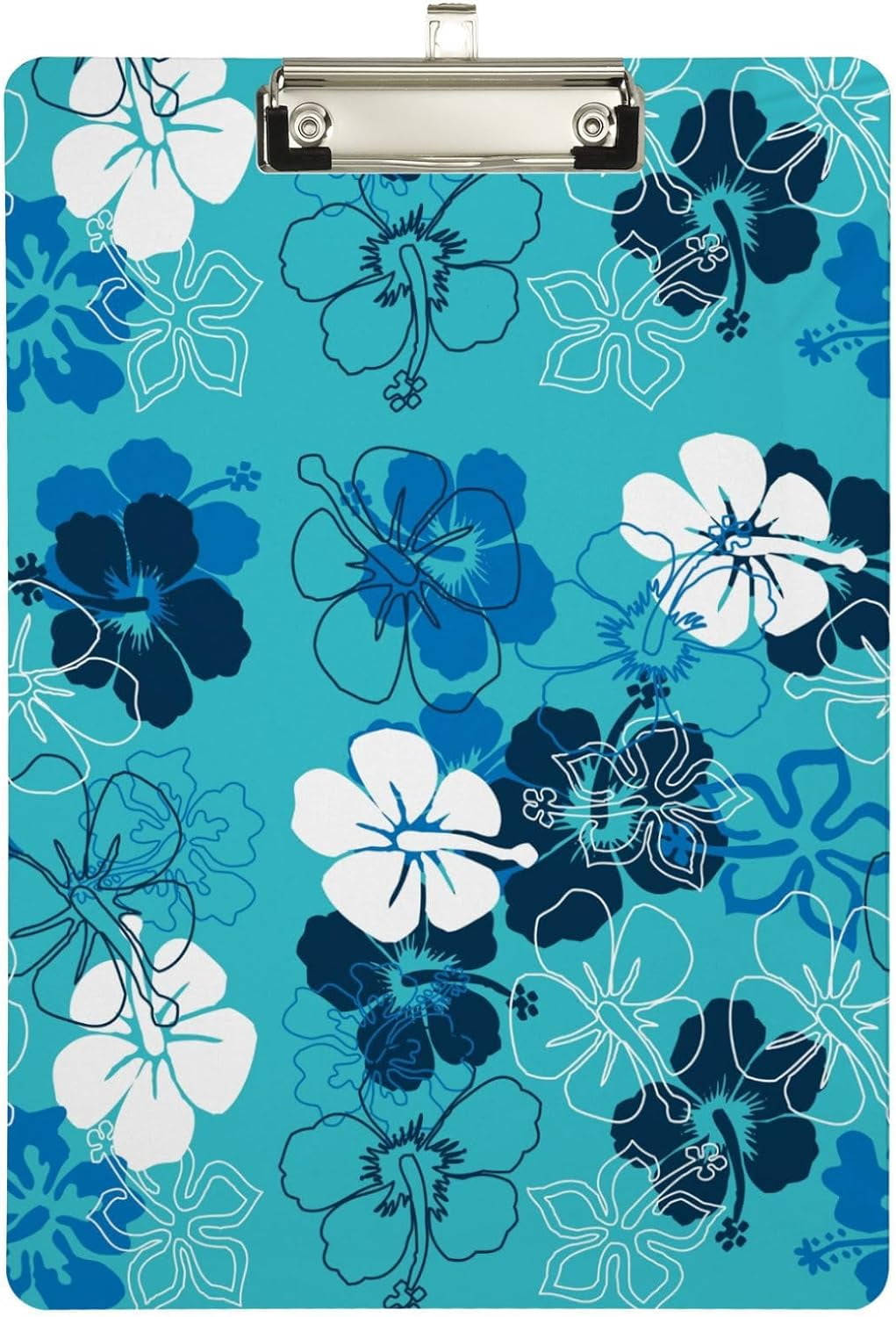 Gzhjmy clipboard for classrooms office hawaiian flower plastic