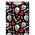 thumbnail image 1 of GZHJMY Clipboard for Classrooms Office Hearts Skull Plastic Clipboard Standard Letter Size A4 Clipboard with Low Profile Metal Clip Decorative Clip Boards for Teachers, 1 of 6