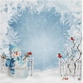 thumbnail image 1 of GZHJMY Cloth Napkin Christmas Snowman Cardinal Kitchen Dining Table Decor for Family Gathering Dinner Napkin Party Favors New Year Winter Decor 4 Pack 20" × 20", 1 of 6