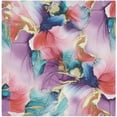 thumbnail image 1 of GZHJMY Cloth Napkin Fantasy Marble Art Rainbow Floral Dining Table Decor Spring Summer Housewarming Gift 1 Pack 20" × 20", 1 of 6