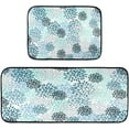 thumbnail image 1 of GZHJMY Color and Flower Texture Kitchen Mat - Cushioned Anti Fatigue Kitchen Rug Set of 2, Non Slip Waterproof Kitchen Mats for Kitchen, Laundry, Sink, Office 19.7"×27.6"+19.7"×47.2" Carpet Runner, 1 of 7