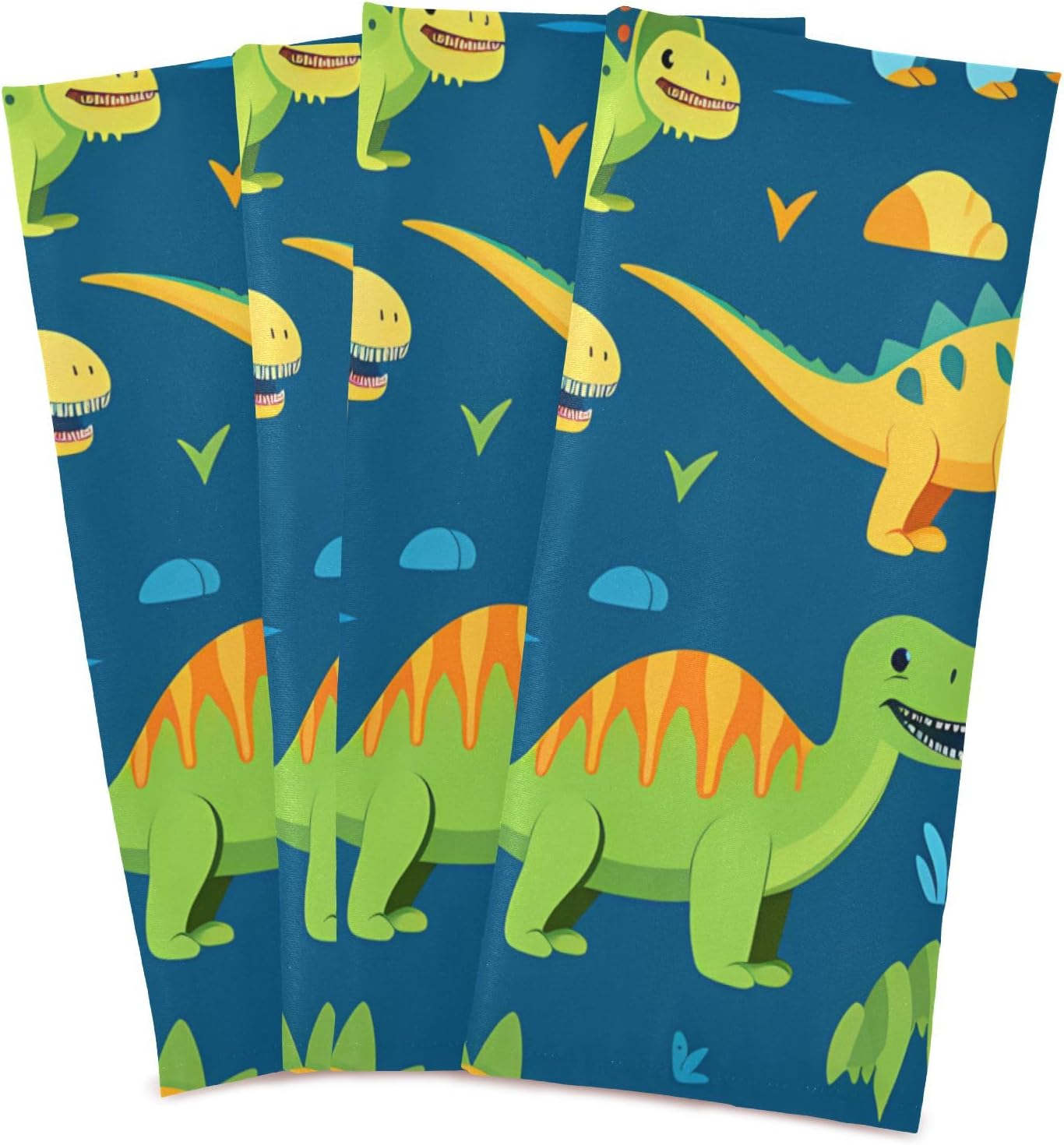 GZHJMY Colorful Dinosaurs Kitchen Towel, Dish Towels Quick Drying Tea ...