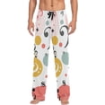 thumbnail image 1 of GZHJMY Colorful Musical Notes Pajama Pants For Men, Men's Separate Bottoms, Small, Lounge Pants with Pockets, Christmas New Year Birthday Gifts, Small, Christmas New Year Birthday Gifts, Small, 1 of 7
