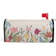thumbnail image 1 of GZHJMY Colorful Poppies Tulips Spring Flowers Magnetic Mailbox Cover Large Size Mailbox Wraps MailWraps Post Letter Box Cover Garden Yard Oversized 25.5 x 21 inch Home Decor, 1 of 7