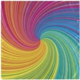 thumbnail image 1 of GZHJMY Colorful Rainbow Whirlpool Pattern Cloth Napkins, Set of 4 20 x 20 Inch Soft & Comfortable Polyester Dinner Napkin for Family, Restaurant, Weddings, Parties, 1 of 5