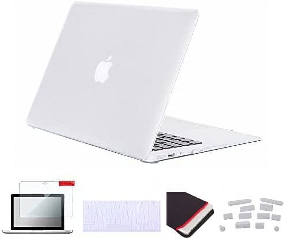 Coque Rigide Ultra Mince Pour MacBook Air 13" Modèles A1466 A1369 (2010-2017) - Protection Légère Et élégante