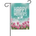thumbnail image 1 of GZHJMY Cooper Girl Happy Mothers Day Tulips Garden Flag Yard Banner Polyester for Home Flower Pot Outdoor Decor 12X18 Inch Yard Flags, 1 of 2