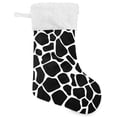 thumbnail image 1 of GZHJMY Cow Print Christmas Stocking, Personalized Large Candy Stocking Hanging Gift, Xmas Stockings Decoration for Family Holiday Party Ornaments Decor Fireplace, 1 of 7