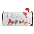 thumbnail image 1 of GZHJMY Cute Bird Red Northern Cardinal Let It Snow Magnetic Mailbox Cover Letter Post Box Cover Oversized 25.5 x 21 Inch Mailbox Cover for Home Garden Yard Patio Outdoor Decor Home Decor, 1 of 5