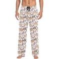 thumbnail image 1 of GZHJMY Cute Cartoon Dog Mens Pajama Pants, Comfortable and Soft Men&nbsp;Pajama&nbsp;Bottoms with Pockets and Drawstring, Christmas New Year Birthday Father's Day, 1 of 7