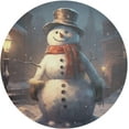thumbnail image 1 of GZHJMY Cute Christmas Snowman Placemats Set of 1 Non-Slip Heat Resistant Dining Table Place Mats Washable Kitchen PVC Weave Table Mats Table Mat, 1 of 7