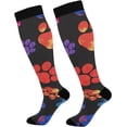 thumbnail image 1 of GZHJMY Cute Dog Paw 20-30mmHg Compression Socks for Men & Women, Knee High Stockings for Running, Sport, Hiking & Travel, 1 of 7