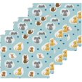 thumbnail image 1 of GZHJMY Cute Dogs and Puppies Wash Cloths 6 Pcs Small Cotton Wash Towels for Kitchen Bathroom, 1 of 5