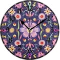 thumbnail image 1 of GZHJMY Cute Flower Pattern Wall Clock, Silent Non Ticking 10 Inch Battery Operated Wall Clocks, Easy to Read Clock for Home Kitchen Living Room Bathroom Office Decor, 1 of 6