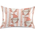 thumbnail image 1 of GZHJMY Cute Little Gnomes Satin Pillowcases for Hair and Skin Soft Like Silk Pillowcase, Satin Cooling Pillow Cases with Envelope Closure, Comfortable and Breathable, 20" x 26" Home Decor, 1 of 7