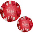 thumbnail image 1 of GZHJMY Cute Little Love Heart Trivet Pot Holder, Round Woven Potholders Set 2PCS-Braided - Coasters - Table Mats 48 for Kitchen Pans Bowl Teapot, 1 of 7