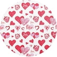 thumbnail image 1 of GZHJMY Cute Love Heart Placemats 1Pcs,Holidays PVC Weave Place Mats Table Mats Non-Slip Easy to Clean for Home Kitchen BBQ Party Table Decor,15.4", 1 of 7