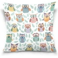 thumbnail image 1 of GZHJMY Cute Owls Pillow Cover 20 x 20 Inch, Soft Decorative Cushion Case Square Throw Pillow Cover for Sofa Living Room Couch Home Decor, 1 of 7