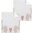 thumbnail image 1 of GZHJMY Cute Paw Prints Face Wash Towel Cotton Towel Soft Cleansing Hand Towel Reusable 12 * 12in, 1 of 7