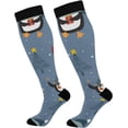 thumbnail image 1 of GZHJMY Cute Penguin 20-30mmHg Compression Socks for Men & Women, Knee High Stockings for Running, Sport, Hiking & Travel, 1 of 7