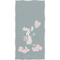 thumbnail image 1 of GZHJMY Cute Pink Poodle with Popcorn Soft Highly Absorbent Large Decorative Hand Towels Multipurpose for Bathroom, Hotel, Gym and Spa (16 x 30 Inches), 1 of 4