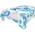 thumbnail image 1 of GZHJMY Cute Seahorse Square Tablecloth, Waterproof Stain Wrinkle Resistant Washable Polyester Table Cover for Picnic Dinner Holiday Kitchen Party Decor, 60 x 60 in Home Decor, 1 of 7