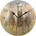 thumbnail image 1 of GZHJMY Cute Sheeps Clock Silent Round PVC Wall Clock Non Ticking Battery Device Clocks Creative Decoration Wall Clock for Living Room Bedroom Office Kitchen, 1 of 6