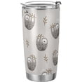 thumbnail image 1 of GZHJMY Cute SlothTumbler with Lid & Straw,Reusable Double Wall Stainless Steel Vacuum Insulated Travel Mug, 1 of 7