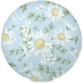 thumbnail image 1 of GZHJMY Daisy Flower Round Placemats Set of 4,Non-Slip Heat Resistant Washable Table Mats for Kitchen Dining Table Decoration,15.4 Inch, 1 of 7