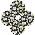 thumbnail image 1 of GZHJMY Daisy Flower Round Placemats Set of 4,Non-Slip Heat Resistant Washable Table Mats for Kitchen Dining Table Decoration,15.4", 1 of 6