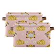 thumbnail image 1 of GZHJMY Daisy Gnome Pumpkin Halloween Thanksgiving Large Storage Basket 2 Pack,Cute Koala Collapsible Toy Storage Box Laundry Basket with Handle,Used for Home Closets, Offices, Bedrooms, 1 of 7