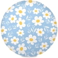 thumbnail image 1 of GZHJMY Daisy Pattern Round Placemats Non-Slip Heat Resistant Placemat for Dining Table Kichen Party Table Diameter Decor 15.4 inch Set of 6 Table Mat, 1 of 7
