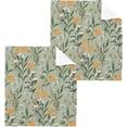 thumbnail image 1 of GZHJMY Daisy Wash Cloth Set of 4, 12 x 12 Inch Cotton Baby Washcloths Absorbent and Super Soft Feel Fingertip Towel Face Towels for Bathroom, Gym, Spa, 1 of 7