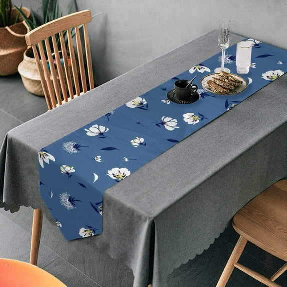 GZHJMY Dandelion Table Runner Dining Table Decor 13" × 90"