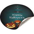 thumbnail image 1 of GZHJMY Dark Pumpkin Halloween Christmas Tree Mat, Round Christmas Tree Stand Mat Decoration for Holiday Party Home Christmas Day Ornaments Floor Door, 28.3", 1 of 6
