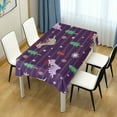 thumbnail image 1 of GZHJMY Dinosaur Funny Christmas Rectangle Tablecloth for Kitchen Dining Room Party Table Cover Home Decor 60"(W) x 90"(L), 1 of 7